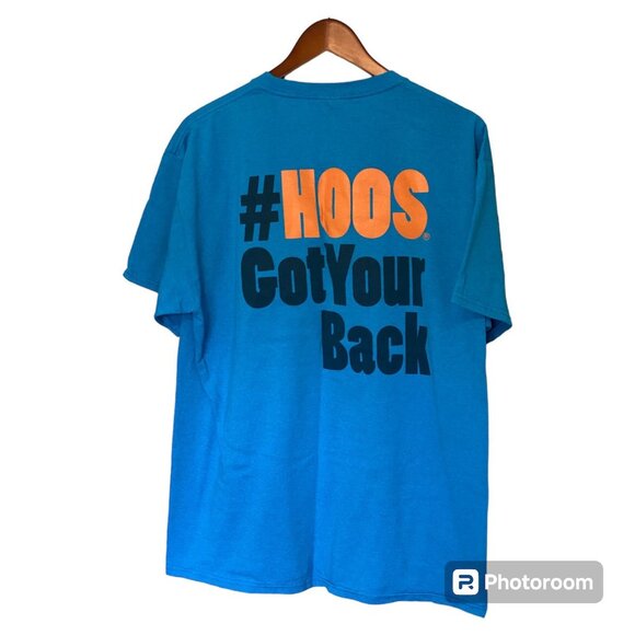Virginia Cavaliers Teal Blue S/S Men's T-Shirt L #Hoos Got Your Back - Picture 8 of 11